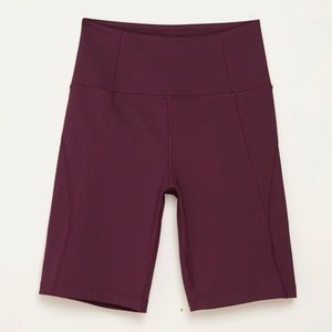 Girlfriend Collective Bike Shorts in Plum